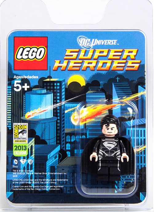 Black Suit Superman Minifigure